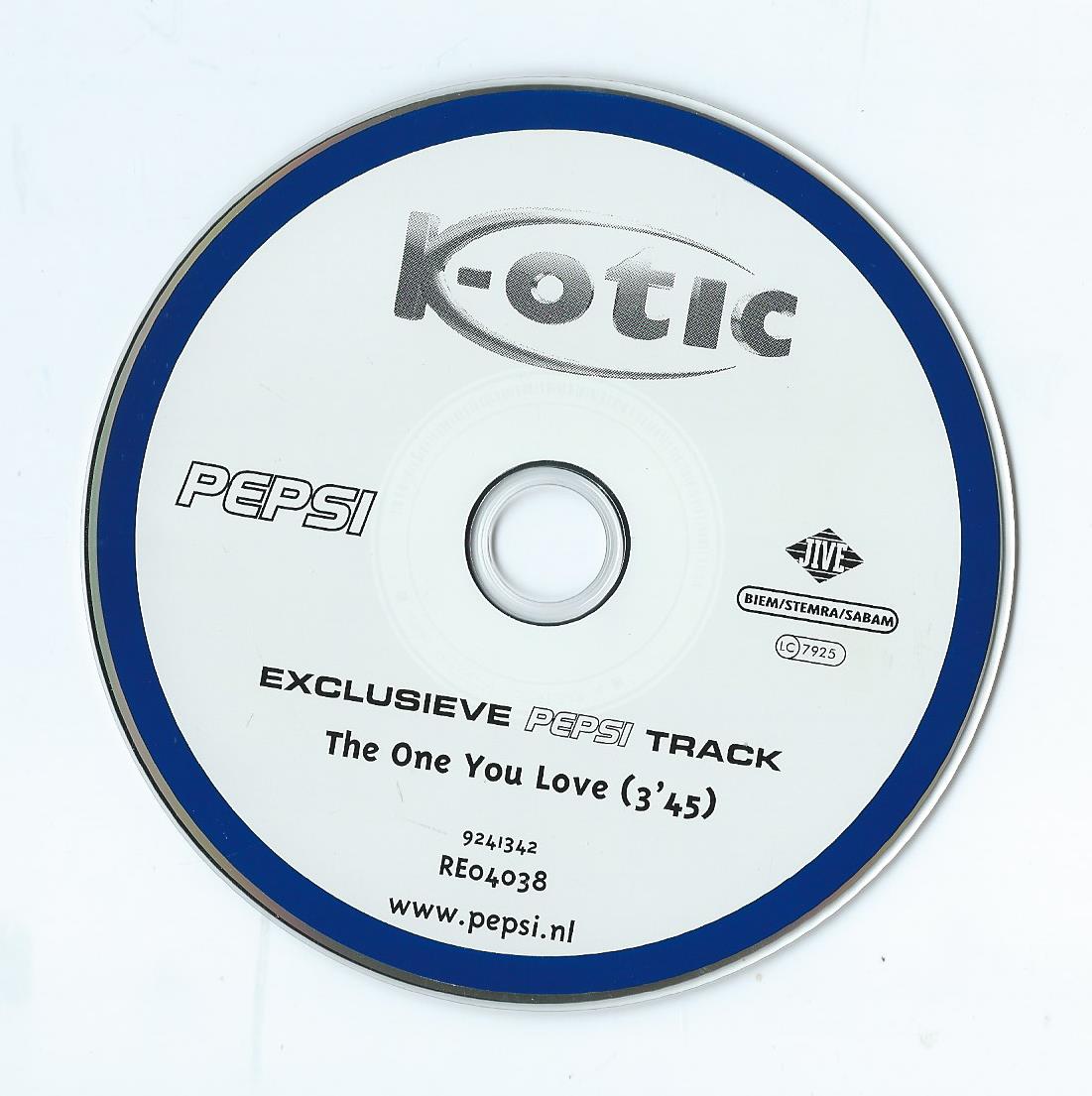 CD – Single – K-OTIC – Yhe One You Love - 2001