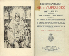 ROOMSCH-KATHOLIEK MIS- EN VESPERBOEK MET UITLEG – Dr. L.J. DAELEMAN - 1937