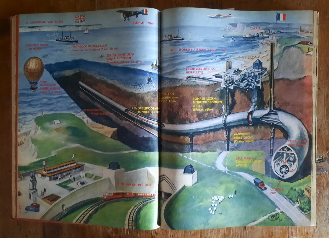 REVUE – het nederlands familieblad – 21 stuks, gebonden in band - 1960