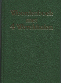 WOORDENBOEK MET 4 WERELDTALEN - 1981