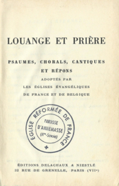 LOUANGE ET PRIÈRE – PSAUMES, CHORALS, CANTIQUES ET RÉPONS - 1966