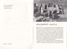 BEAUMARIS CASTLE – CASTELL BIWMARIS – ALAN PHILLIPS - 1975