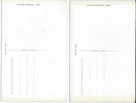 Kaarten setje 72 - 5 stuks - ca. 1950