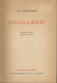 SCHULD EN BOETE – F.M. DOSTOJEFSKI – ca. 1968