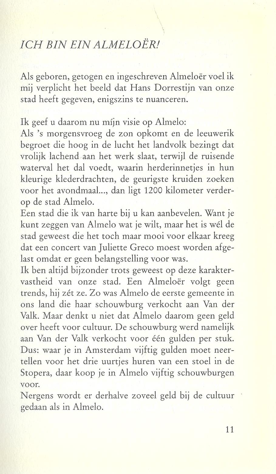 Ich bin ein Almeloër – Herman Finkers – 1996