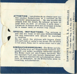 VIEW-MASTER beeldschijven – SWITZERLAND - 3 stuks – 1951-1954