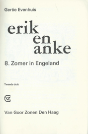 Erik en Anke – 8. Zomer in Engeland - Gertie Evenhuis - 1968