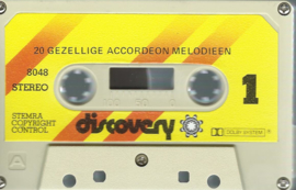 MC – Unknown Artist ‎– 20 gezellige ACCORDEON MELODIEËN (8048) – jaren ‘80