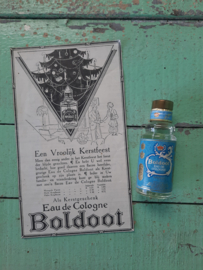 Boldoot met kerstadvertentie