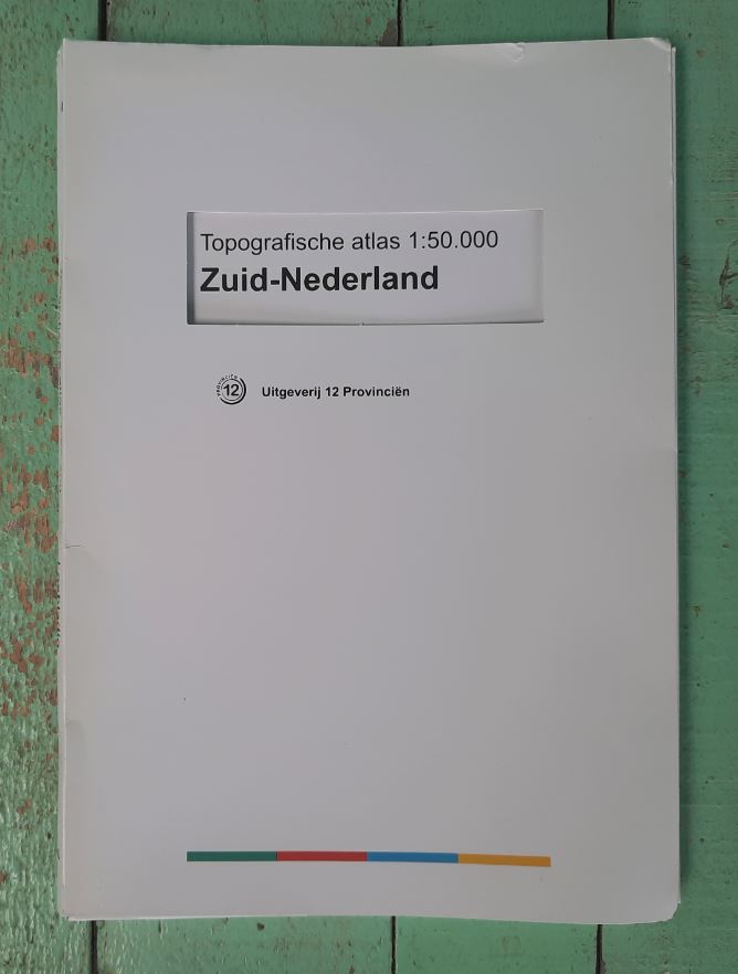 Topografische atlas 1:50.000 Zuid-Nederland Losbladig - 2016