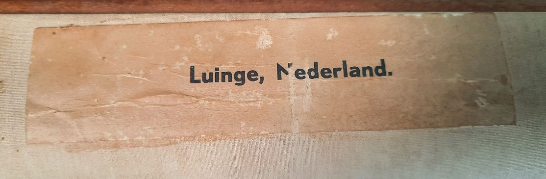EENVOUDIGE SCHOOLKAART VAN NEDERLAND - 1950