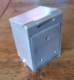 Asbak – Klapbaar, treinmodel, van geanodiseerd aluminium