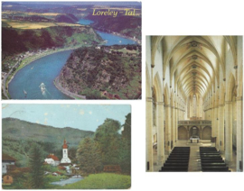 SET van 3 ansichtkaarten – Duitsland