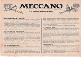MECCANO - HANDLEIDING VOOR UITRUSTING No. 1 - 1954