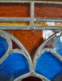 GLAS-IN-LOOD – 4 stuks in 2 lijsten – jaren ‘30