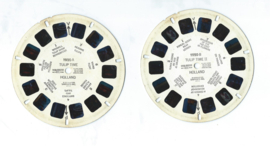 VIEW-MASTER beeldschijven – TULIP TIME HOLLAND - 2 stuks – 1956