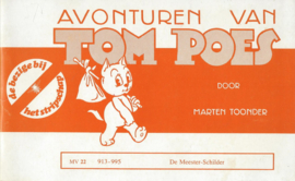 AVONTUREN VAN TOM POES – De Meester-Schilder – MARTEN TOONDER - 1975