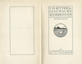 ZEEUWSCHE MIJMERINGEN – P.H. RITTER JR. - 1921