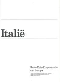 Grote Reis-Encyclopedie van Europa – Italië – J.I. Woldring – 1985
