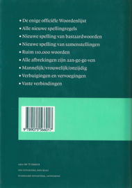 Woordenlijst Nederlandse taal - Instituut voor Nederlandse Lexicologie - 1997