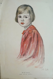 Prent – Bijlage HAAGSCHE POST - PETER door OLIVE SNELL - 1924