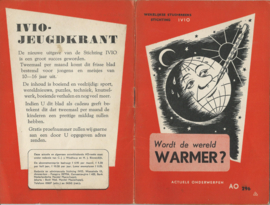 Actuele Onderwerpen (AO) – nr. 297 - Wordt de wereld WARMER? – 1950