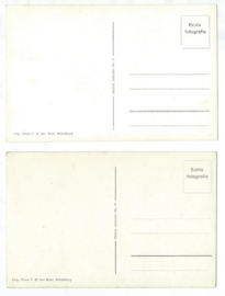 SET van 2 ansichtkaarten – Middelburg – oorlogsschade – 17 mei 1940