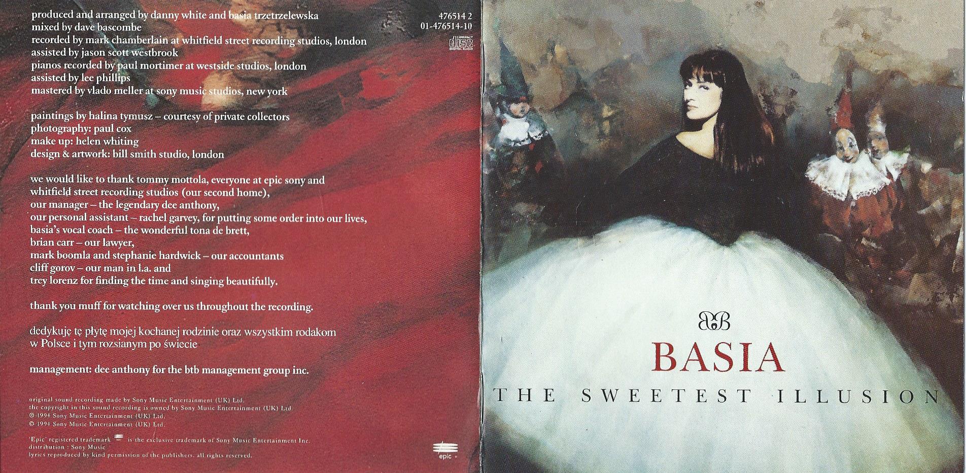 CD – BASIA – THE SWEETEST ILLUSION - 1994
