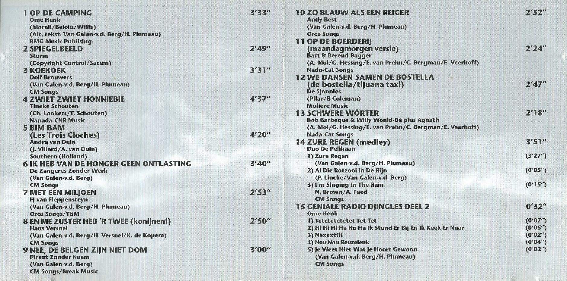 CD – GEKKENWERK deel 2 - 1998
