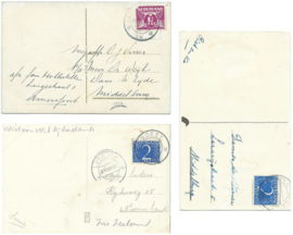 SET van 3 ansichtkaarten – Amersfoort – 1932, 1948 en 1952