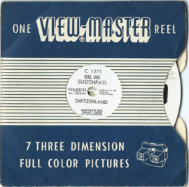 VIEW-MASTER beeldschijven – SWITZERLAND - 3 stuks – jaren ‘50