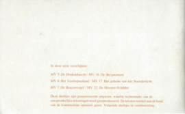 AVONTUREN VAN TOM POES – De Meester-Schilder – MARTEN TOONDER - 1975