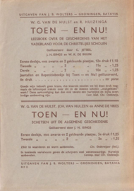 TOEN . . .  EN NU! – II - W.G. VAN DE HULST EN R. HUIZENGA - 1948