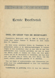 HANDBOEKJE TEN GERIEVE VAN Vlaanderens Bedevaart … – 1933