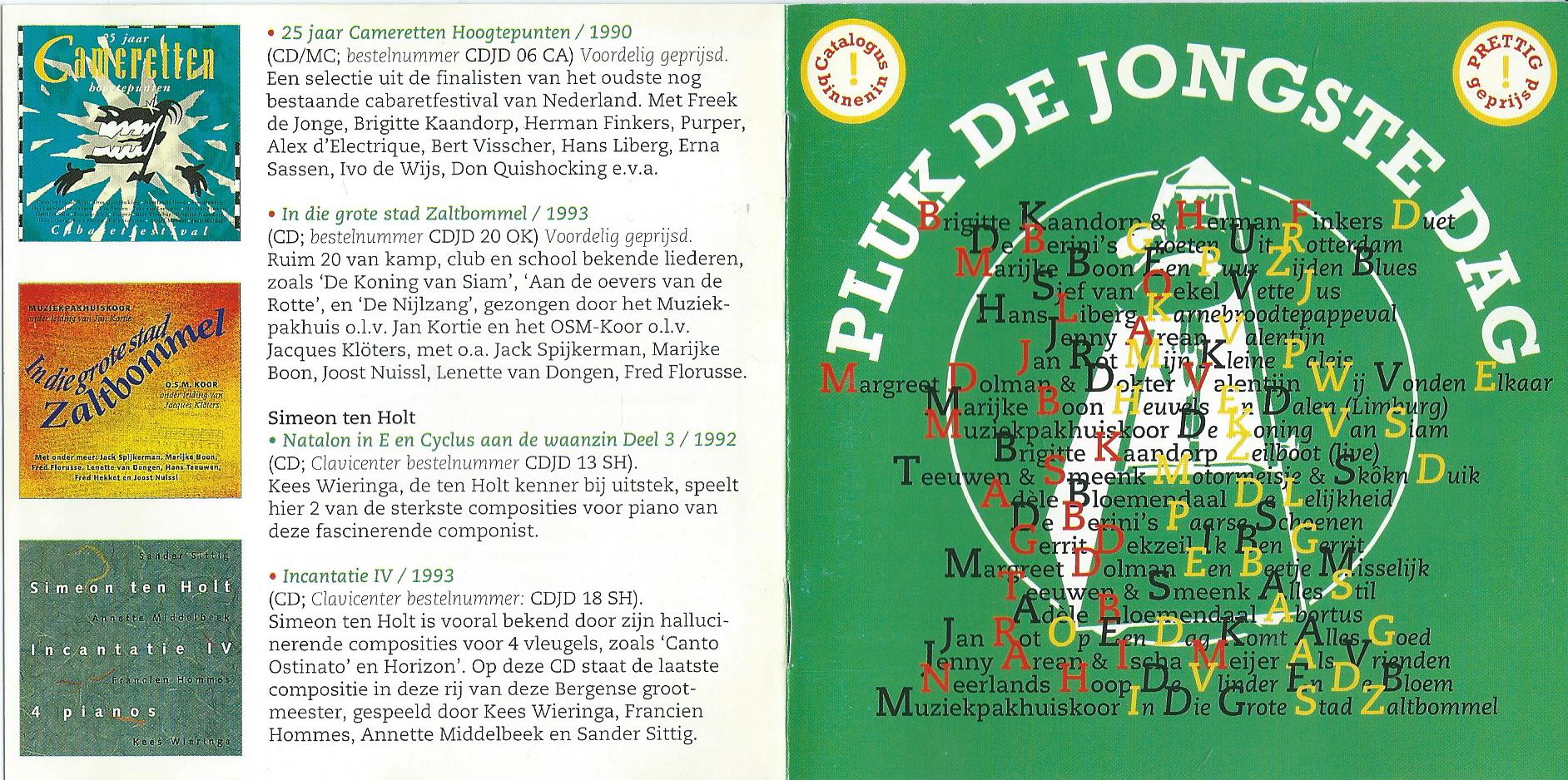 CD – Various - PLUK DE JONGSTE DAG - 1994