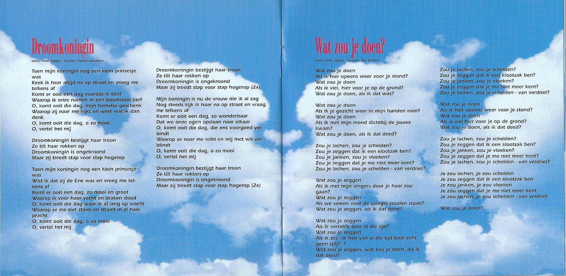 CD – BLØF – NAAKT ONDER DE HEMEL - 1995
