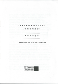 Expositie Van Raderboot tot Jumboferry - katalogus - 1988