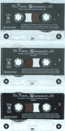 MC – Various - VOICES OF TRANQUILLITY – 3 x MC - 1994