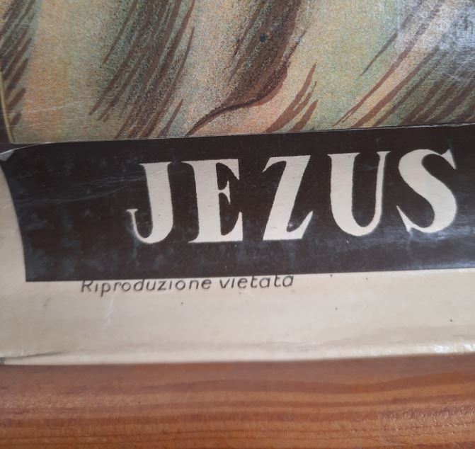 JEZUS KLOM DE CALVARIEBERG OP, ZIJN KRUIS DRAGENDE