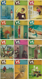 vt vrije tijd – MAANDELIJKSE DOE-HET-ZELF-GIDS - 12 stuks (1971)