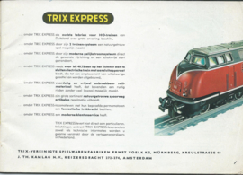 TRIX EXPRESS - Catalogus - 1963
