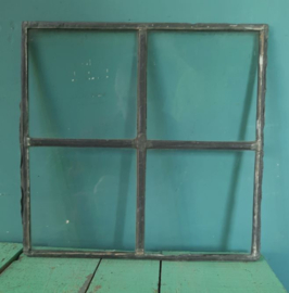 GLAS-IN-LOOD – 2 stuks, vierkant, blank glas