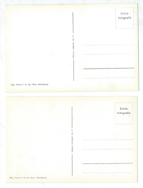 SET van 12 ansichtkaarten – Middelburg – oorlogsschade – 17 mei 1940