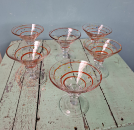 6 Cocktail/ dessertglazen