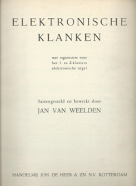 ELEKTRONISCHE KLANKEN – No. 773 - Band 3 – JAN VAN WEELDEN – 1967