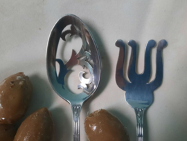 Olijf lepel - Sardine vork