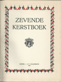 Zevende kerstboek (1930)