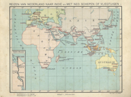 KLEINE SCHOOLATLAS VAN NEDERLANDSCH INDIË – W. VAN GELDER EN C. LEKKERKERKER - 1939