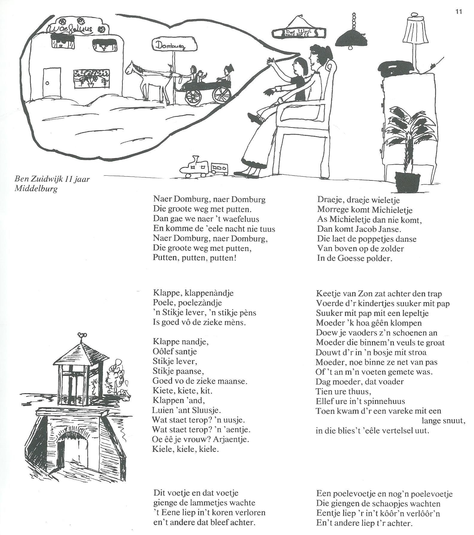 Kinderversjes en volksliederen uit ZEELAND – E.J. van den Broecke-de Man – 1979