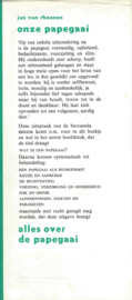 ONZE PAPEGAAI – JAN VAN RHEENEN - 1966